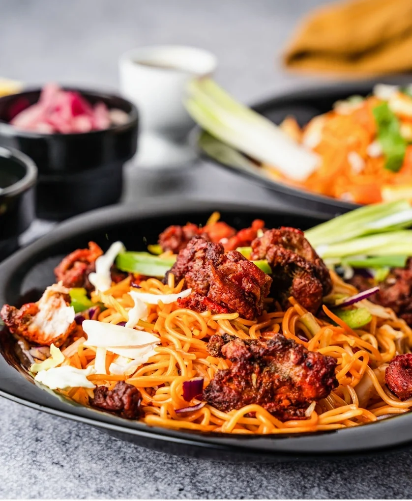 Signature Indian street food dishes at Sector 17 Westwinds in NE Calgary